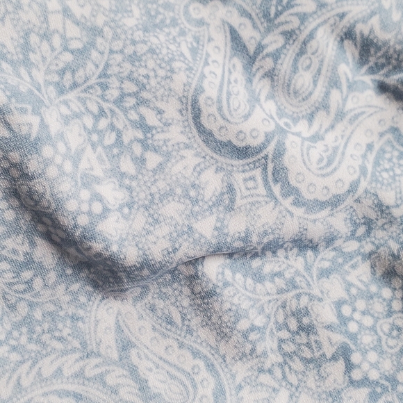 Michael Kors blue paisley dress size L - Picture 9 of 12